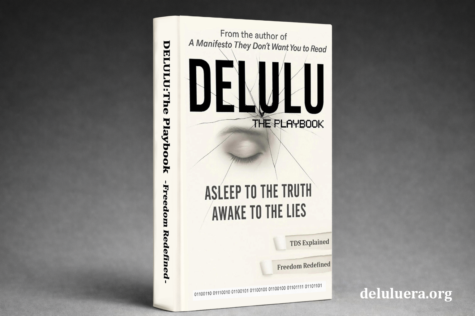 DELULU: The Playbook by Guy Dugas, hardcover book cover with the subtitle Freedom Redefined